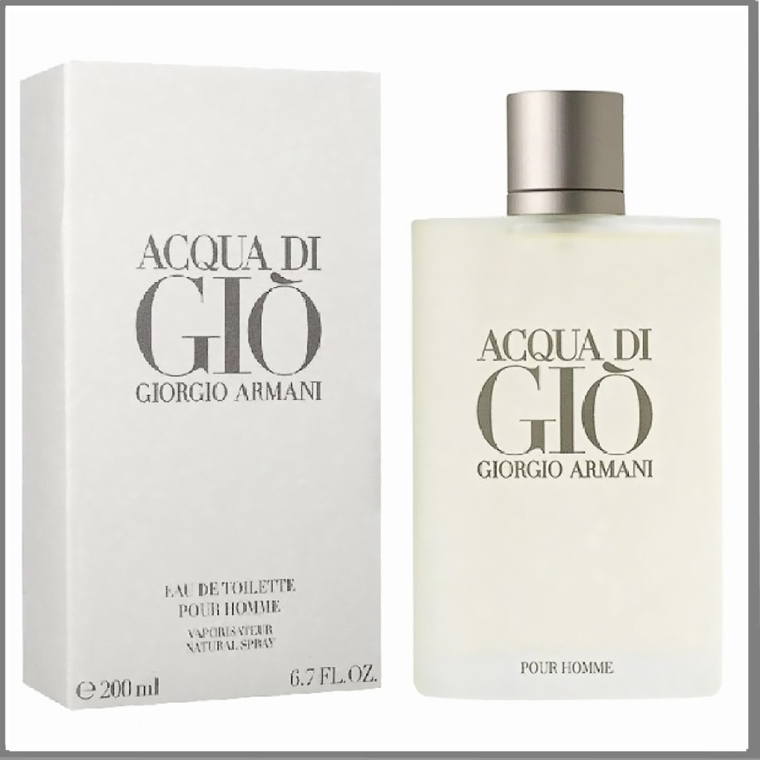 Giorgio Armani Acqua Di Gio Pour Homme туалетная вода 200 ml. (Армани Аква ди Джио Пур Хом) - фото 1 - id-p124802132