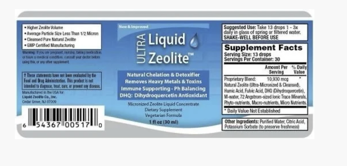 Liquid Zeolite Ultra, Ультра цеоліт Рідкий 30 мл (ID1550048050), цена