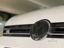Емблема передня VW (Фольцваген) 140мм POLO 6, GOLF 7, JETTA 6 PASSAT B8, TOURAN 2, TOUAREG 3 - Матт (3GD853601B), фото 5
