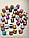Декоративний скотч різнобарвний для дитячої творчості скрапбукінг 10 шт., фото 2
