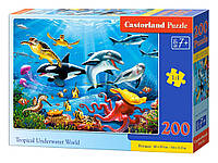 Пазлы Castorland 200 "Подводный мир" 40*29см
