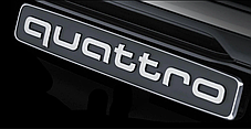 Емблема для решітки Quattro AUDI (Ауді) A4 (B9) 2018-2019, A4 (B9.5) 2019-… (Facelift) - 95 х 12 мм, фото 3