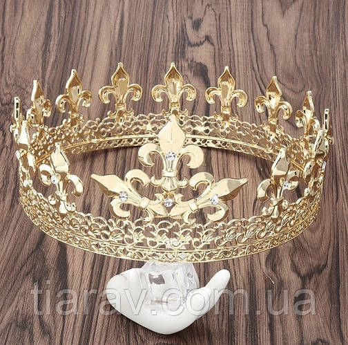 Корона на голову, мужская корона , круглая корона ЗЕВС, цена 935 грн ...