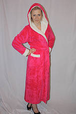 Халат довгий з подвійним капюшоном, фото 2