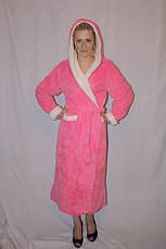 Халат довгий з подвійним капюшоном, фото 5