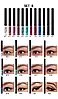 Кольорова водостійка підводка для очей HANDAIYAN Eyeliner Long Lasting Professional колір №13, фото 8