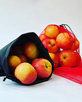 Набір  6в1. Мішки з сітки та прогумованої тканини 6 штук