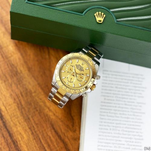 Годинник наручний Rolex Daytona Automatic Silver-Gold