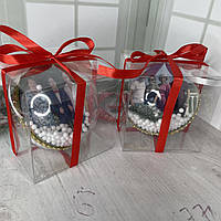 Новорічна іграшка з фото. Фото-іграшка на ялинку в подарунковій упаковці, розмір 10 см