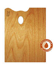 Палітра дерев'яна промаслена прямокутна 20х30 см Rosa Gallery, 94160512