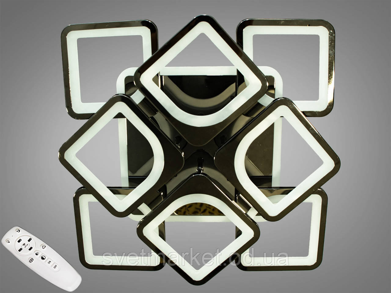 LED-люстра з димером і RGB-підсвіткою S8060/4+4BHR LED RGB dimmer