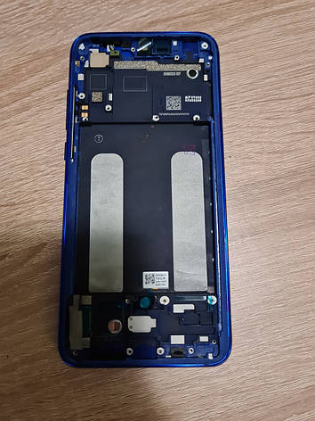 Дисплей (LCD) Xiaomi Mi9 Lite з сенсором синій СЕРВІСНИЙ Оригінал 100% + Рамка, фото 2