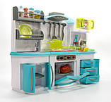 Набір меблів для ляльки 2801G кухня, звук, світло, для ляльок типу Барбі, фото 2