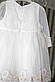 Плаття для дівчинки на свято біле "золота квітка", фото 4