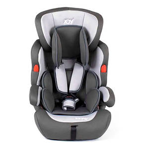 Дитяче автокрісло з бустером JOY NB-6002 універсальне, група 1/2/3, вага дитини від 9-36 кг, сірий, фото 3