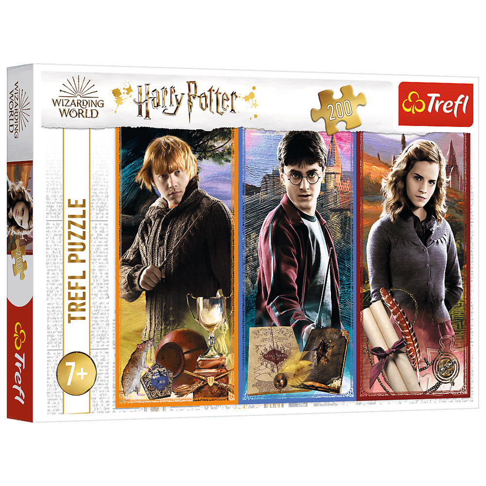 Пазл "У світі магії та чародійства Гари Поттер", 200 елементів Trefl (5900511132779)