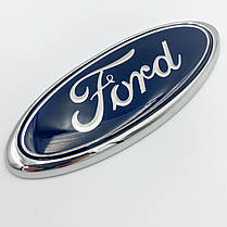 Емблема решітки радіатора багажника FORD (Форд) 115х45 мм Fiesta, Mondeo, Transit, Escort, фото 3