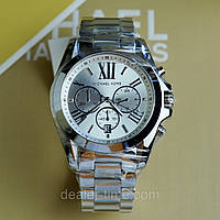 Часы MICHAEL KORS Bradshaw MK5535 Silver Dial Unisex 43mm 100m ОРИГИНАЛ