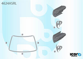 Молдинг лобового скла по периметру DAF F95/XF95 '86-06 (ICOR)