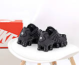 Чоловічі кросівки Nike Shox TL Black, чорні кросівки найк шокс тл, фото 5