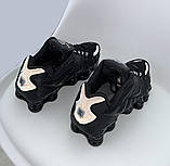 Чоловічі кросівки Nike Shox TL Black, чорні кросівки найк шокс тл, фото 6