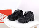 Чоловічі кросівки Nike Shox TL Black, чорні кросівки найк шокс тл, фото 3