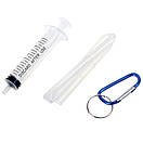 Портативний фільтр для води туристичний похідний Professional на 1500 л з пляшкою 480 мл, фото 7