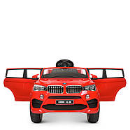 Дитячий електромобіль Bambi Джип BMW X5 M 4522EBLR (2 мотора за 50W, MP3, USB, Музика, ЄВА колеса), фото 3