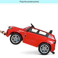 Дитячий електромобіль Bambi Джип BMW X5 M 4522EBLR (2 мотора за 50W, MP3, USB, Музика, ЄВА колеса), фото 7