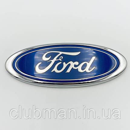 Емблема решітки радіатора багажника FORD (Форд) 150 х 60 мм Transit, Fusion, Ka, фото 1