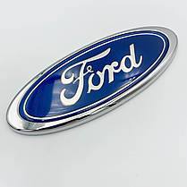 Емблема решітки радіатора багажника FORD (Форд) 150 х 60 мм Transit, Fusion, Ka, фото 4