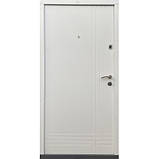 Вхідні двері Сіті Лайт антрацит/біле дерево рама 1 труба + термоміст Redfort Оптима плюс вулиця, фото 3