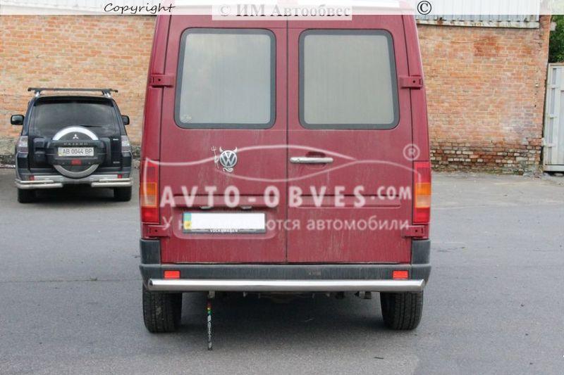 Защита заднего бампера Volkswagen LT - тип: прямой ус, д:60*2,0мм - фото 2 - id-p550140870