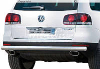 Защита заднего бампера VW Touareg - тип: прямой ус, д:60*1.6мм