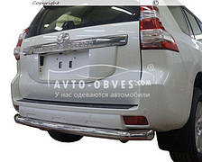Захист заднього бампера Toyota Prado 150 2009-2013-2021 - тип: пряма труба