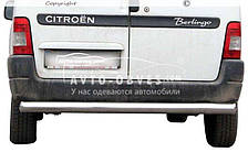 Захист заднього бампера Citroen Berlingo - тип: прямий вус, д:60*1.6мм