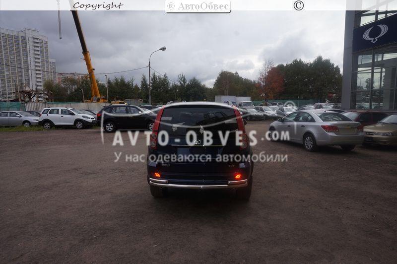 Защита заднего бампера Great Wall Hover, Haval - тип: труба с уголками - фото 4 - id-p25433977