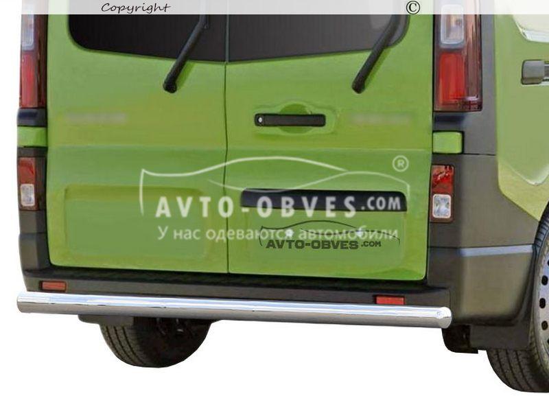 Захист заднього бампера Opel Vivaro 2015-2019 - тип: труба пряма