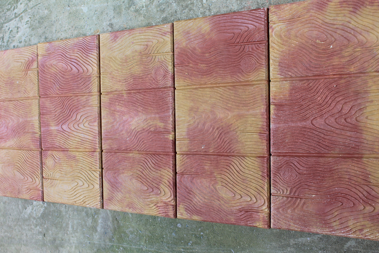 Тротуарная Плитка "Доска" 500×250×50 Желтая с Розовым — Купить Недорого ...