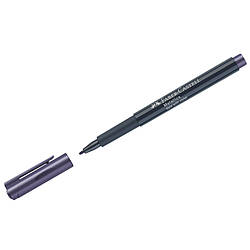 Маркер металік для декору Faber-Castell Metallics Marker Date with violet, M (1,5 мм), колір фіолетовий, 160736
