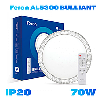 Светодиодный светильник Feron AL5300 BRILLANT 70W с ПДУ 5600Lm 3000K-6400K 495*110mm