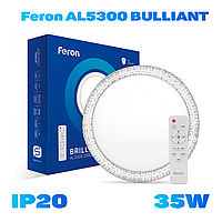 Светодиодный светильник Feron AL5300 BRILLANT 35W 2800Lm 3000K-6400K 395*110mm