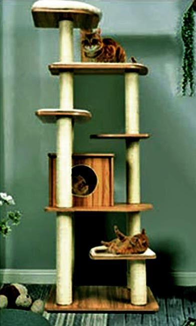 Ігровий комплекс для кішок "Лива" охра