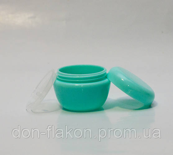 Баночка для крема 30 мл зеленая (тара для косметики), цена 20 грн ...
