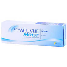 1 Day Acuvue Moist 1уп(30шт) | Одноденні контактні лінзи | Щоденні лінзи | Одноразові контактні лінзи