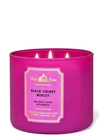 Ароматизована свічка Black Cherry Merlot Bath & Body Works, фото 1