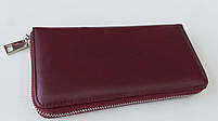 Жіночий гаманець Balisa C9624 бордо Жіночий гаманець зі штучної шкіри закривається на блискавку, фото 3