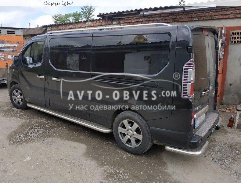 Задняя защита Nissan NV300 2016-... L1\L2 -тип: углы одинарные, база: короткая Ø:60*1,6мм - фото 4 - id-p361183042