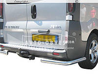 Задняя защита Renault Trafic L1\L2 -тип: углы одинарные, база: короткая Ø:70*1,6мм
