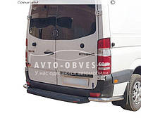 Задняя защита Volkswagen Crafter 2006-2011, L1\L2\L3\L4 -тип: углы под подножку заднюю, база: средняя